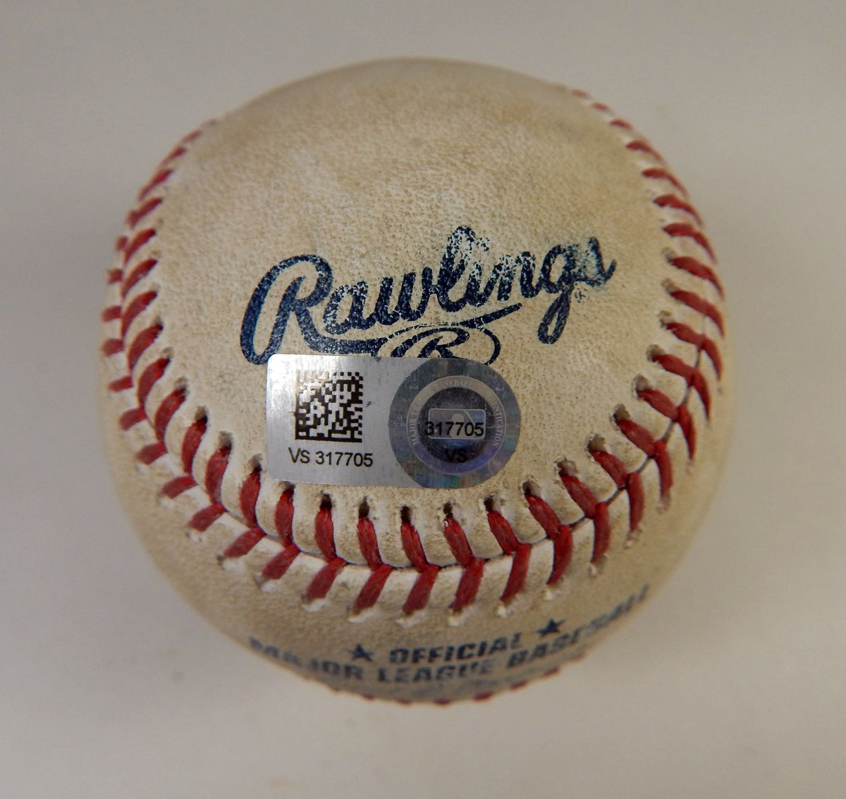 2021 San Francisco Giants Colorado Rockies Game Used Baseball Darin Ruf Almonte Pic2