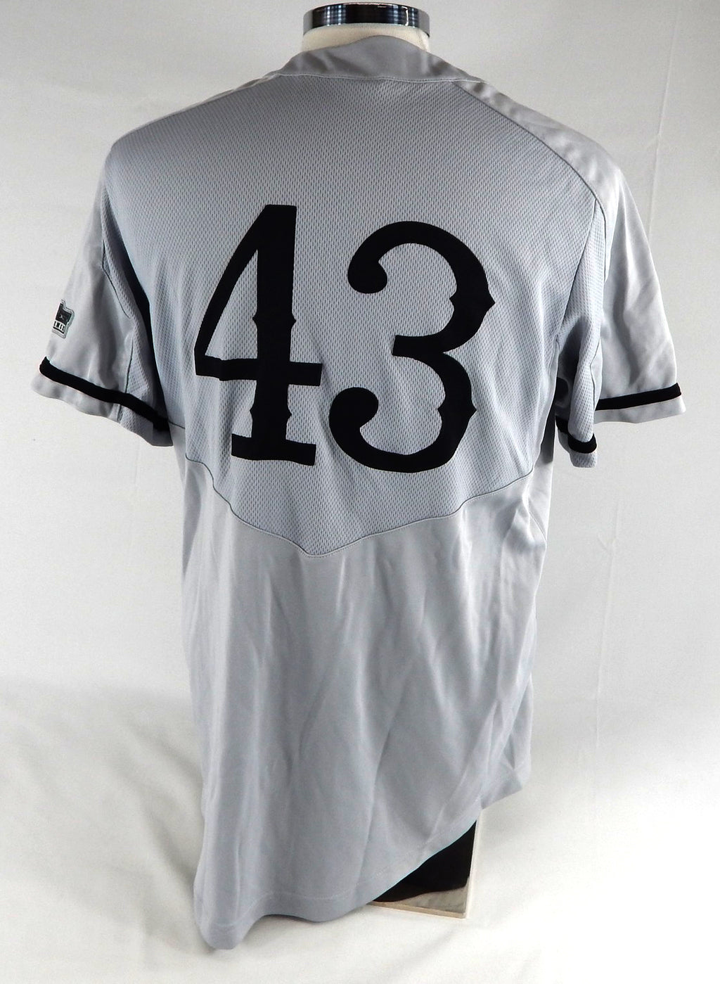 2018 Long Beach State Dirtbags #43 Game Used Grey Jersey Baseball L 871 Pic2