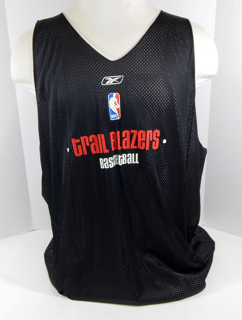 2005-06 Portland Trail Blazers Game Issued Black Reversible Practice Jersey 020