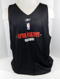 2005-06 Portland Trail Blazers Game Issued Black Reversible Practice Jersey 020