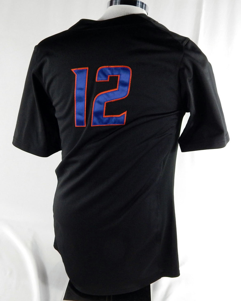 2016 Boise State Broncos #12 Game Used Black Jersey Softball M 108 Pic2