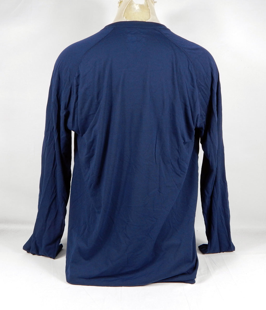 2015-16 New Orleans Pelicans Team Issued Navy Long Sleeve Training Shirt 2XLT 9S Pic2