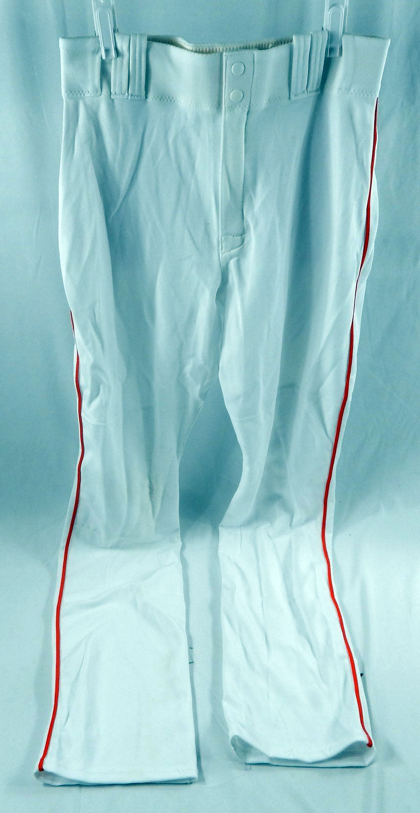 2015 Miami Marlins Dee Gordon #9 Game Used White Baseball Pants 32-38 DP113240