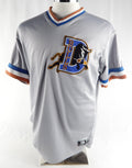 2022-24 Durham Bulls #14 Game Used Grey Jersey NP R 46 535