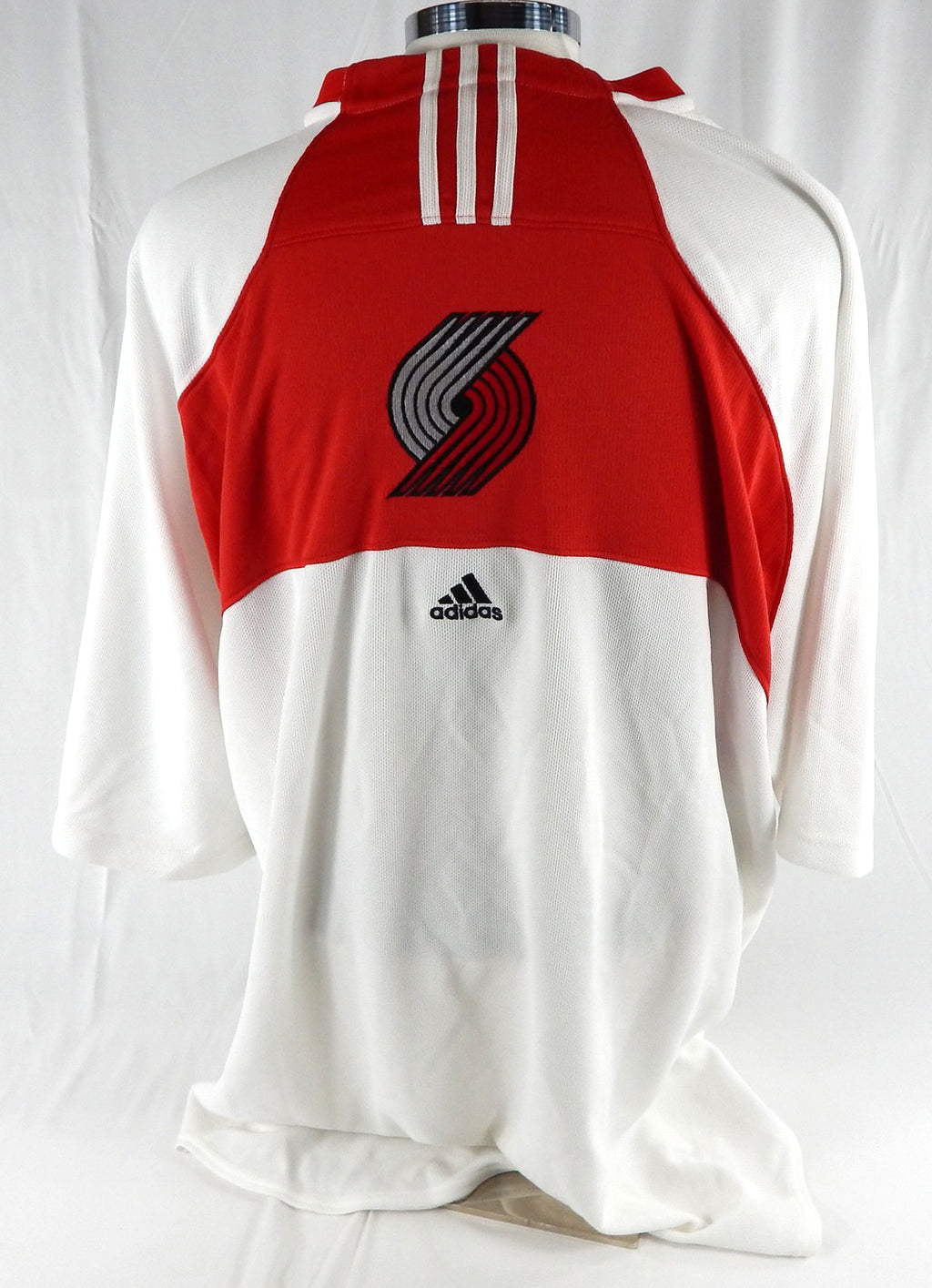 2006-07 Portland Trail Blazers Game Issued White Shooting Shirt 2XL 408 Pic2