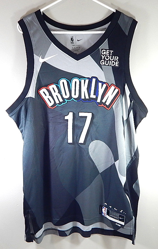 Dennis Schroder Brooklyn Nets Nike x KAWS Swingman City Basketball Jersey 44 M