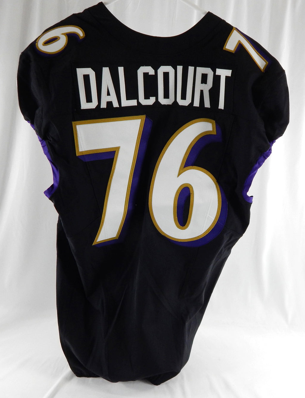 2023 Baltimore Ravens Darrian Dalcourt #76 Game Issued Black Jersey 46 636 Pic2
