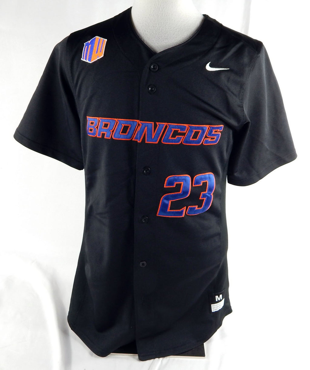 2016 Boise State Broncos #23 Game Used Black Jersey Softball M 109