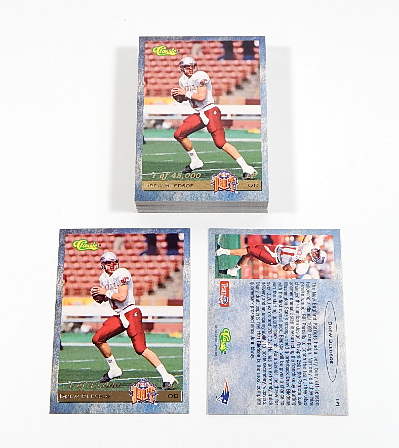 Lot of (44) 1993 Classic LPs Drew Bledsoe RC #LP1 /45000
