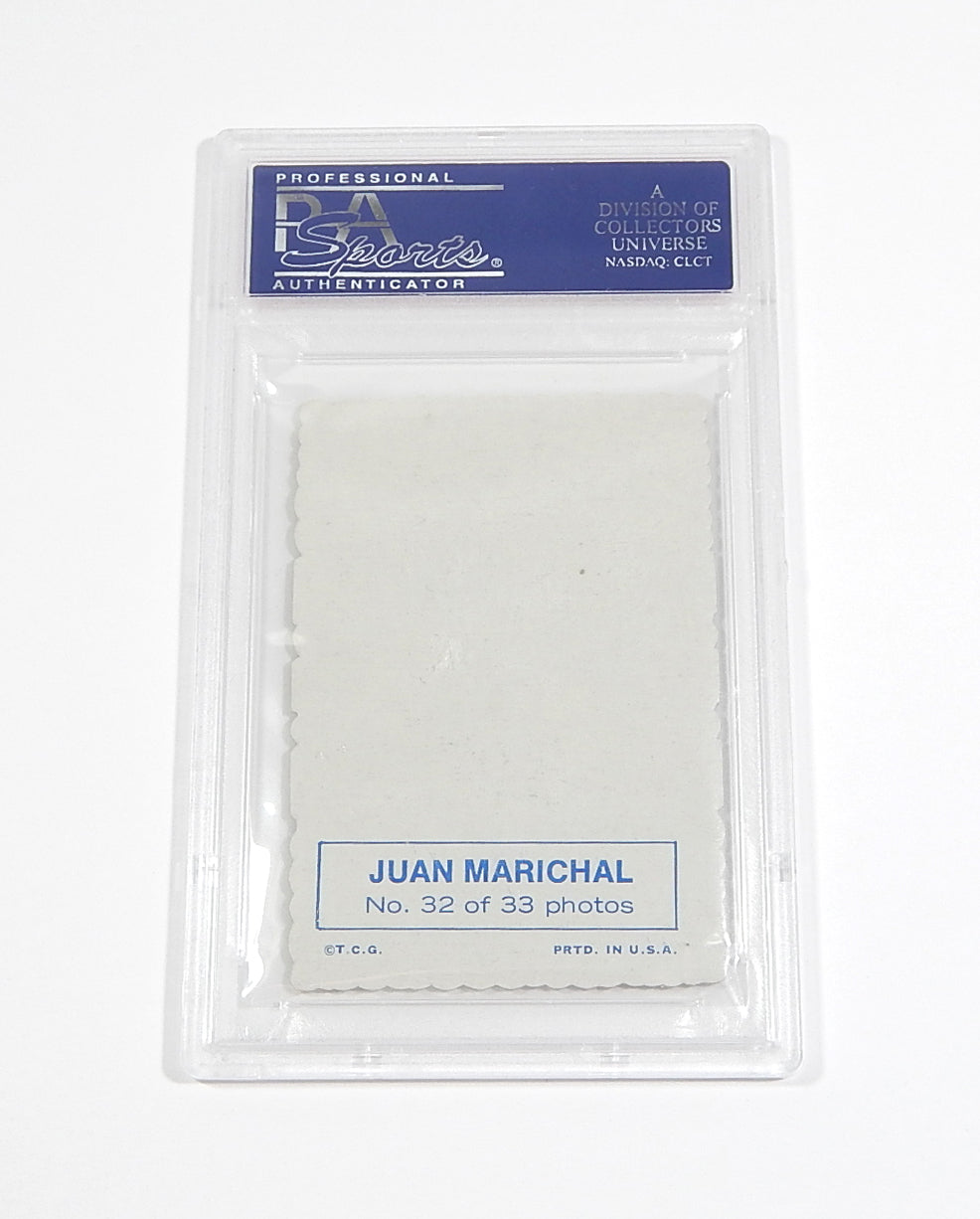 1969 Topps Deckle Edge Juan Marichal #32 PSA 6 Pic2