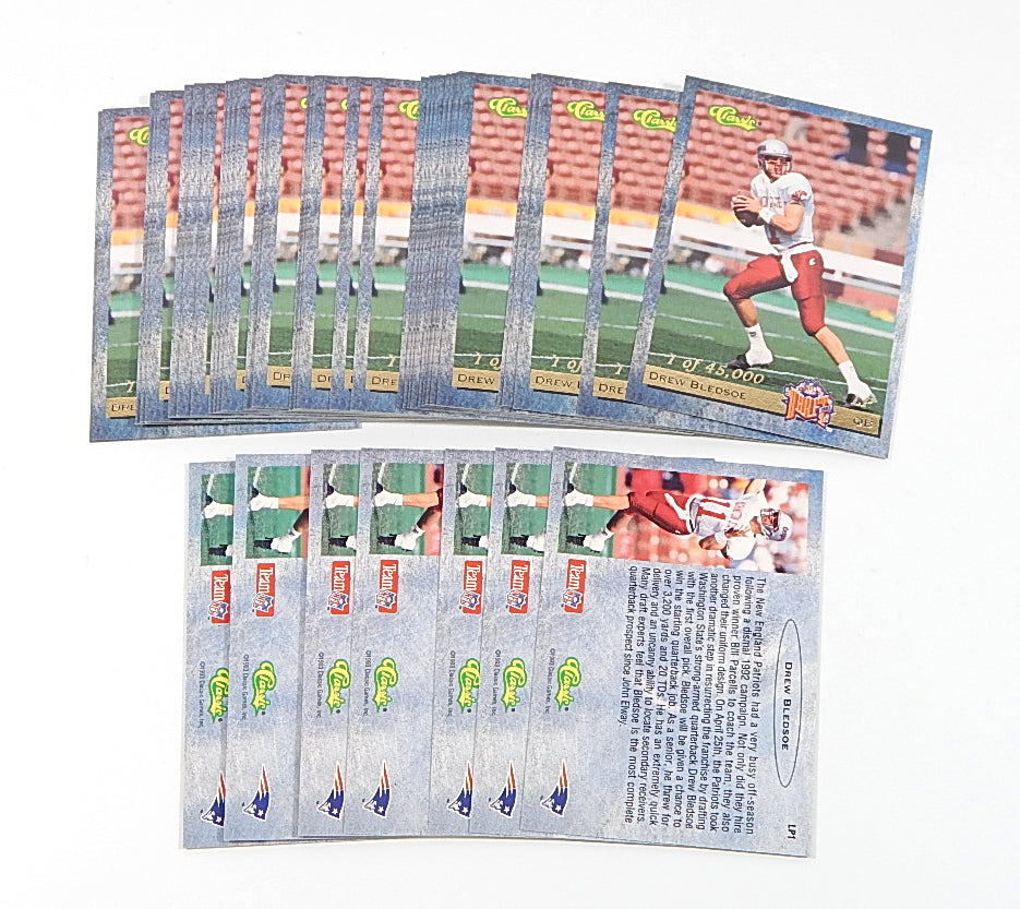 Lot of (44) 1993 Classic LPs Drew Bledsoe RC #LP1 /45000 Pic2