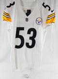 2024 Pittsburgh Steelers Kyron Johnson #53 Game Issued White Jersey 42 044