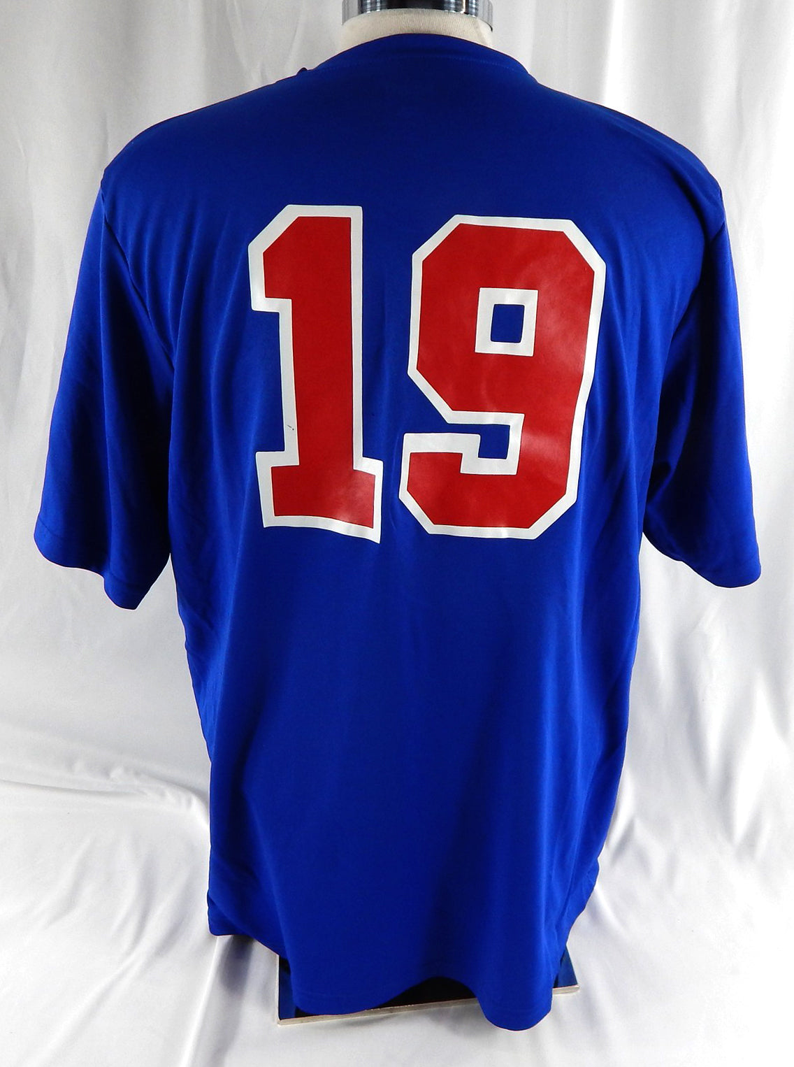 Edinburg Roadrunners Daryl Jones #19 Game Used Blue Jersey ULB XL 079 Pic2