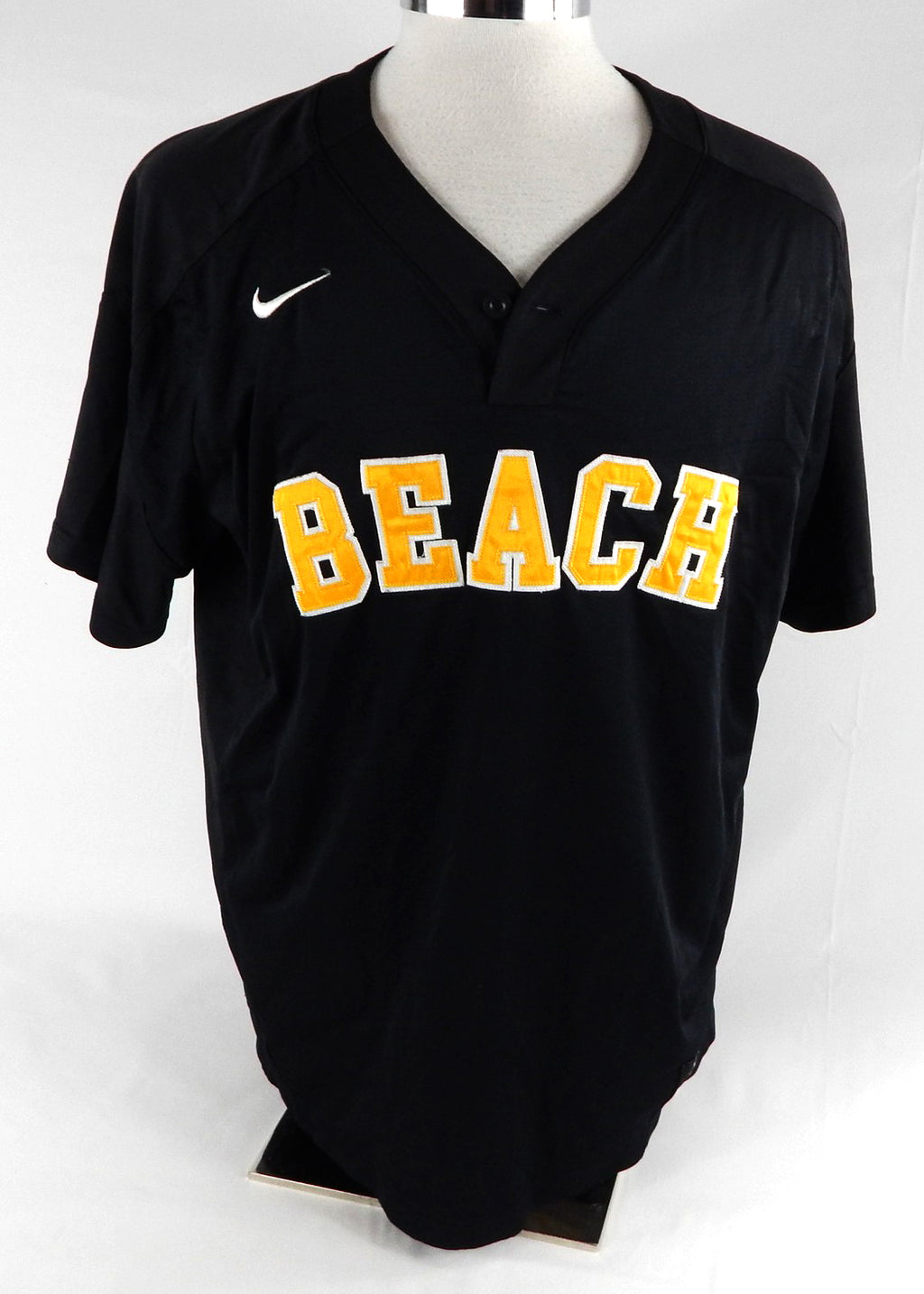2019 Long Beach State Dirtbags #39 Game Used Black Jersey Baseball XL 873