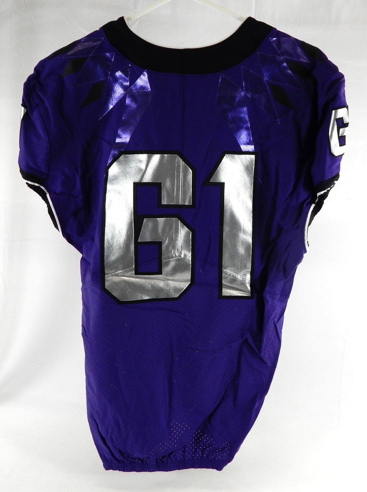 2019-24 Texas Christian TCU Frogs #61 Game Used Purple Jersey Football NP R 48 9 Pic2