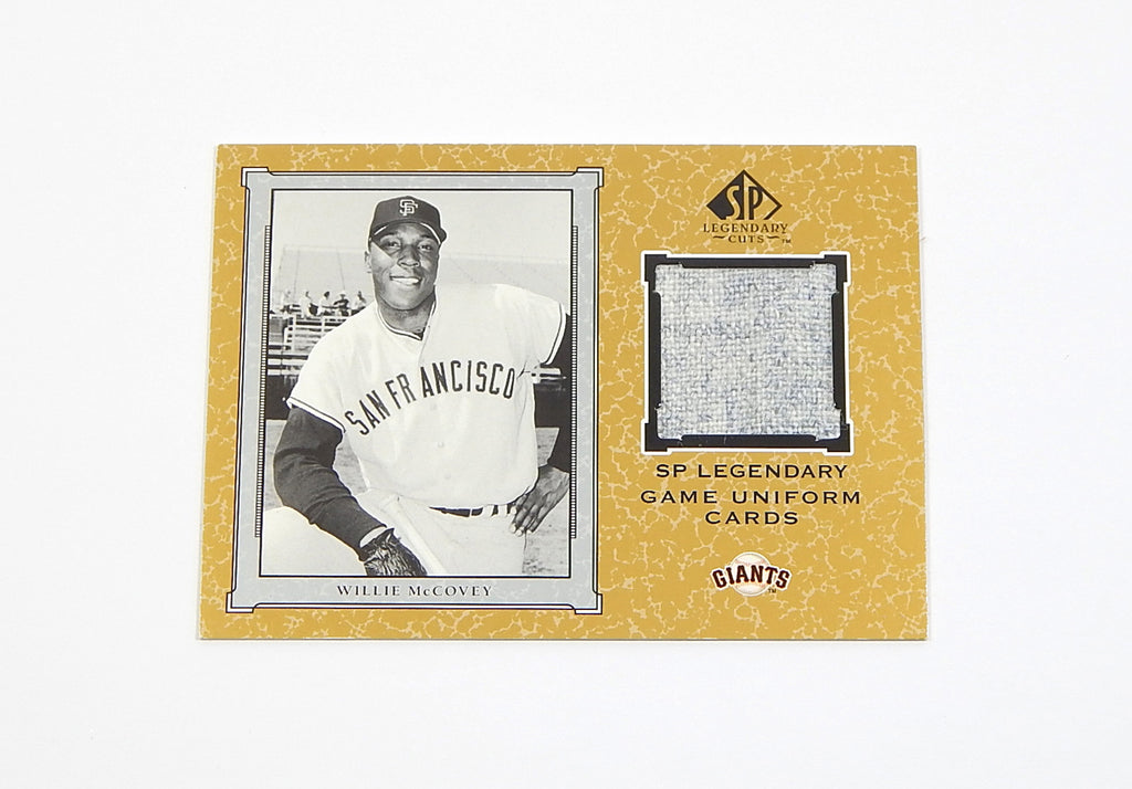 2001 SP Legendary Cuts Game Used Jersey Willie McCovey #J-WM Worn Relic