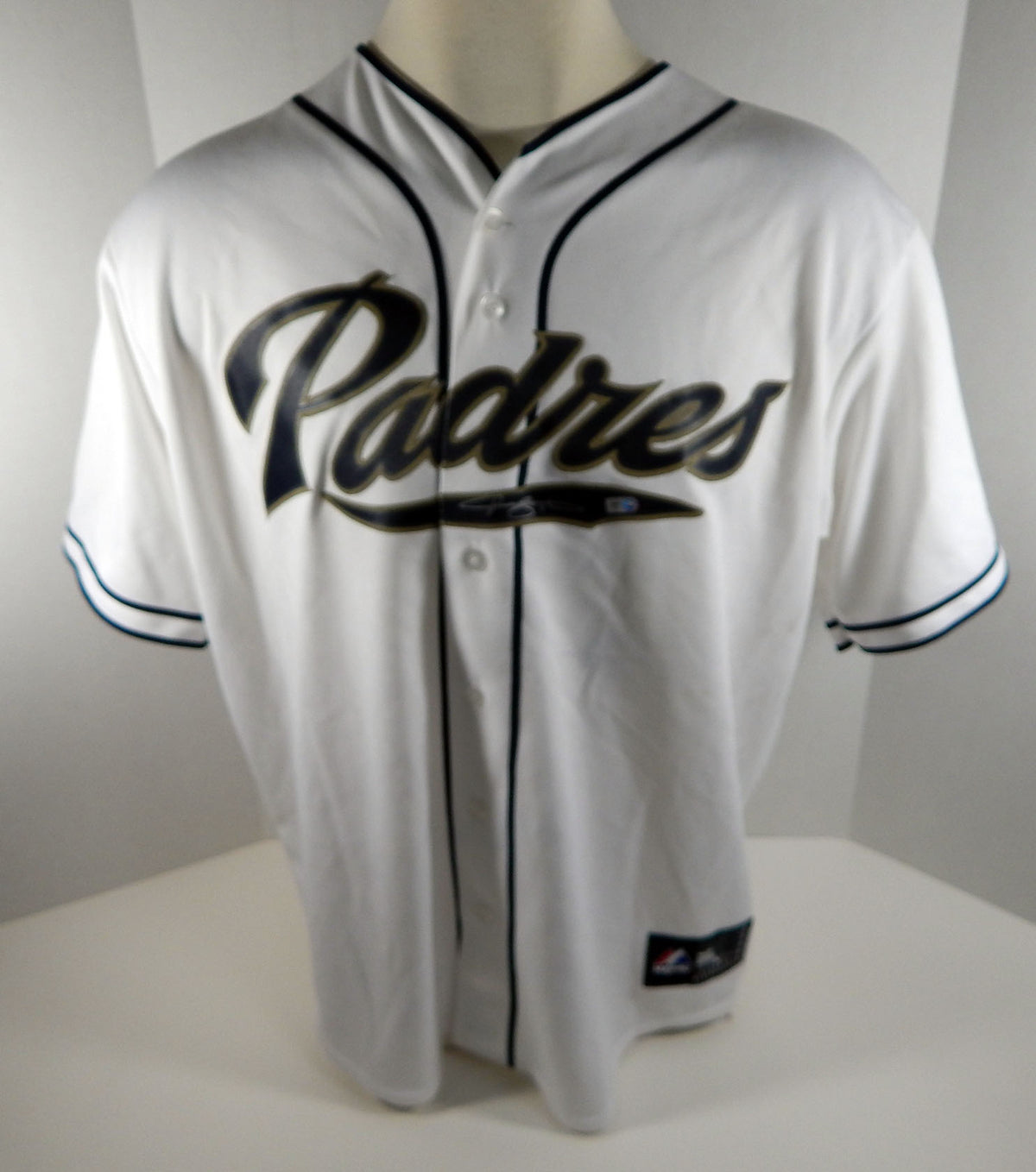 San Diego Padres Jason Barlett # Signed Replica White Jersey FJ935752