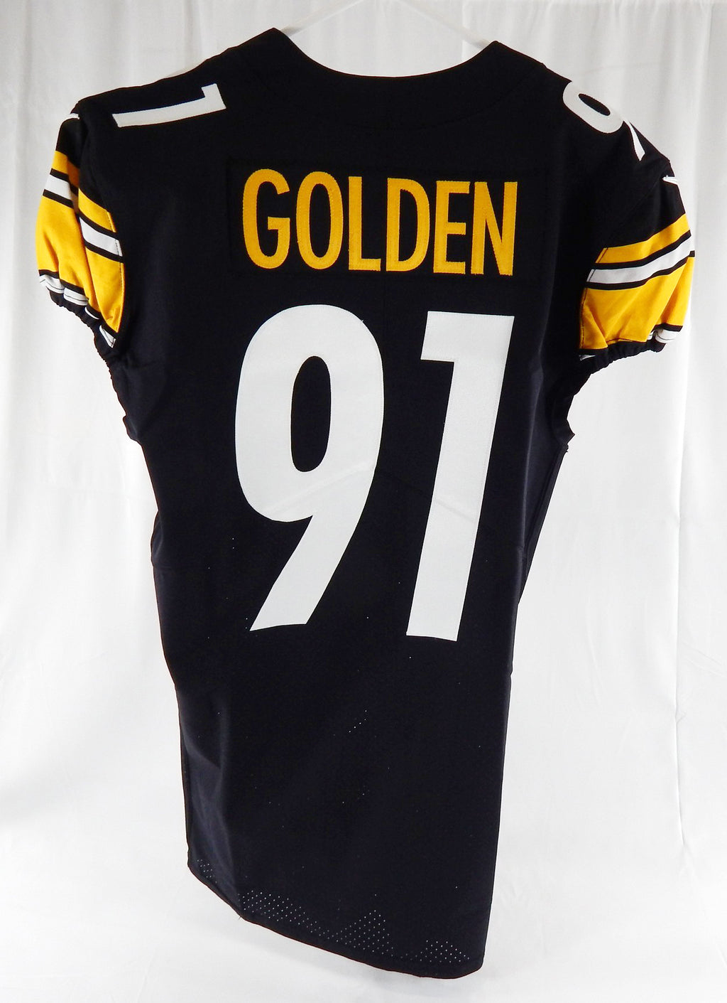 2023 Pittsburgh Steelers Markus Golden #91 Game Issued Black Jersey 42 045 Pic2