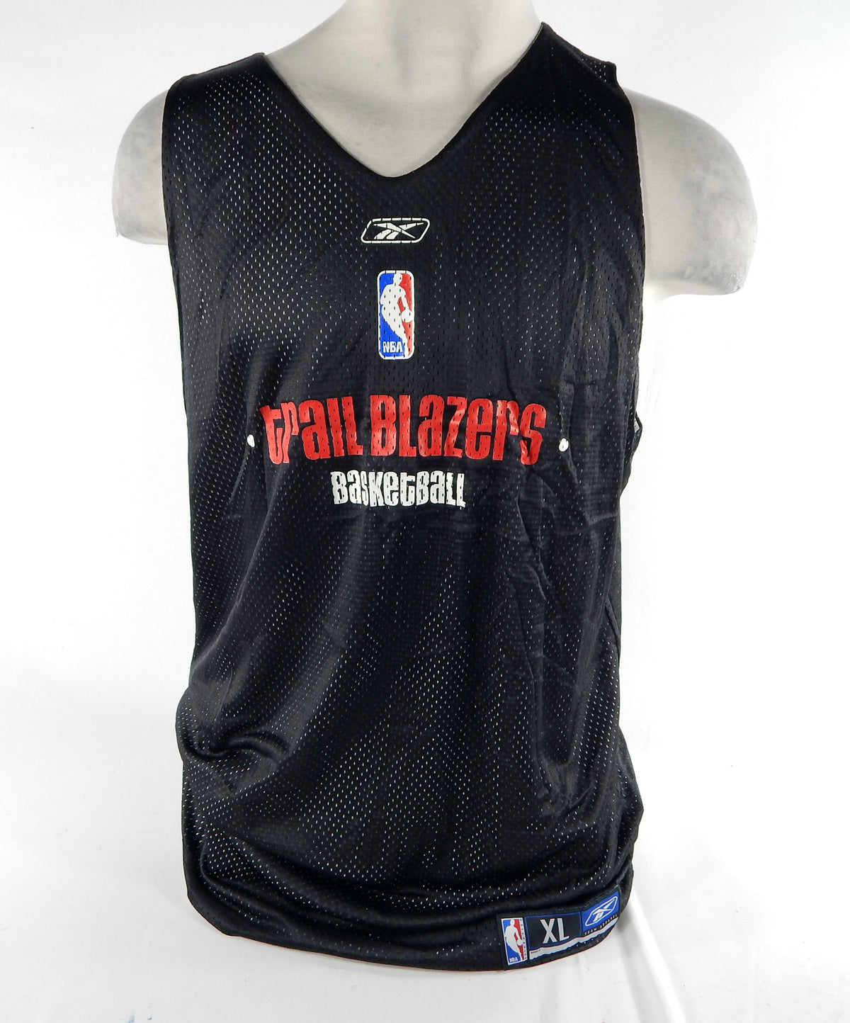 2000s Portland Trailblazers Game Issued Black Practice Jersey XL DP70194