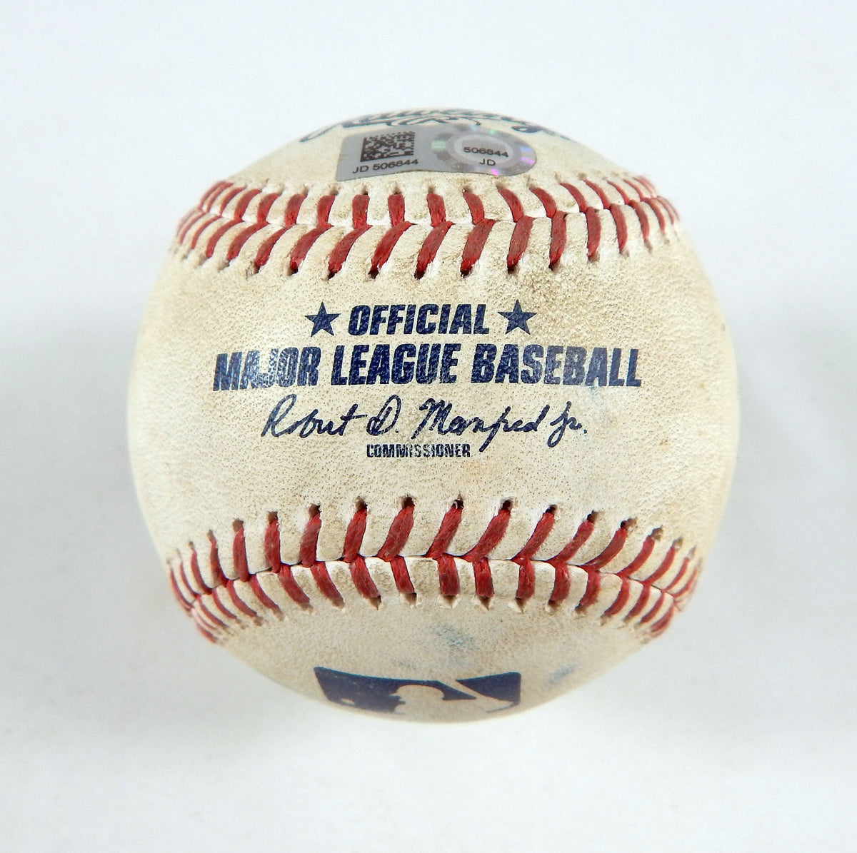 2023 Oakland Athletics Nationals Game Used Baseball Joan Adon Zack Gelof fouls 5