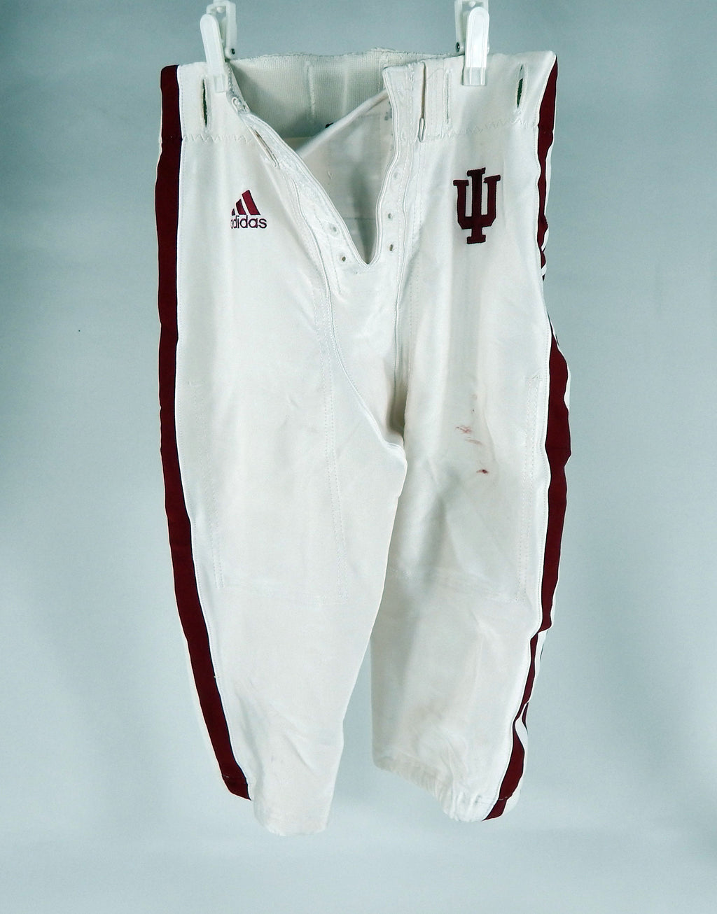 2004 Indiana Hoosiers #30 Game Used White Pants 40 DP67511