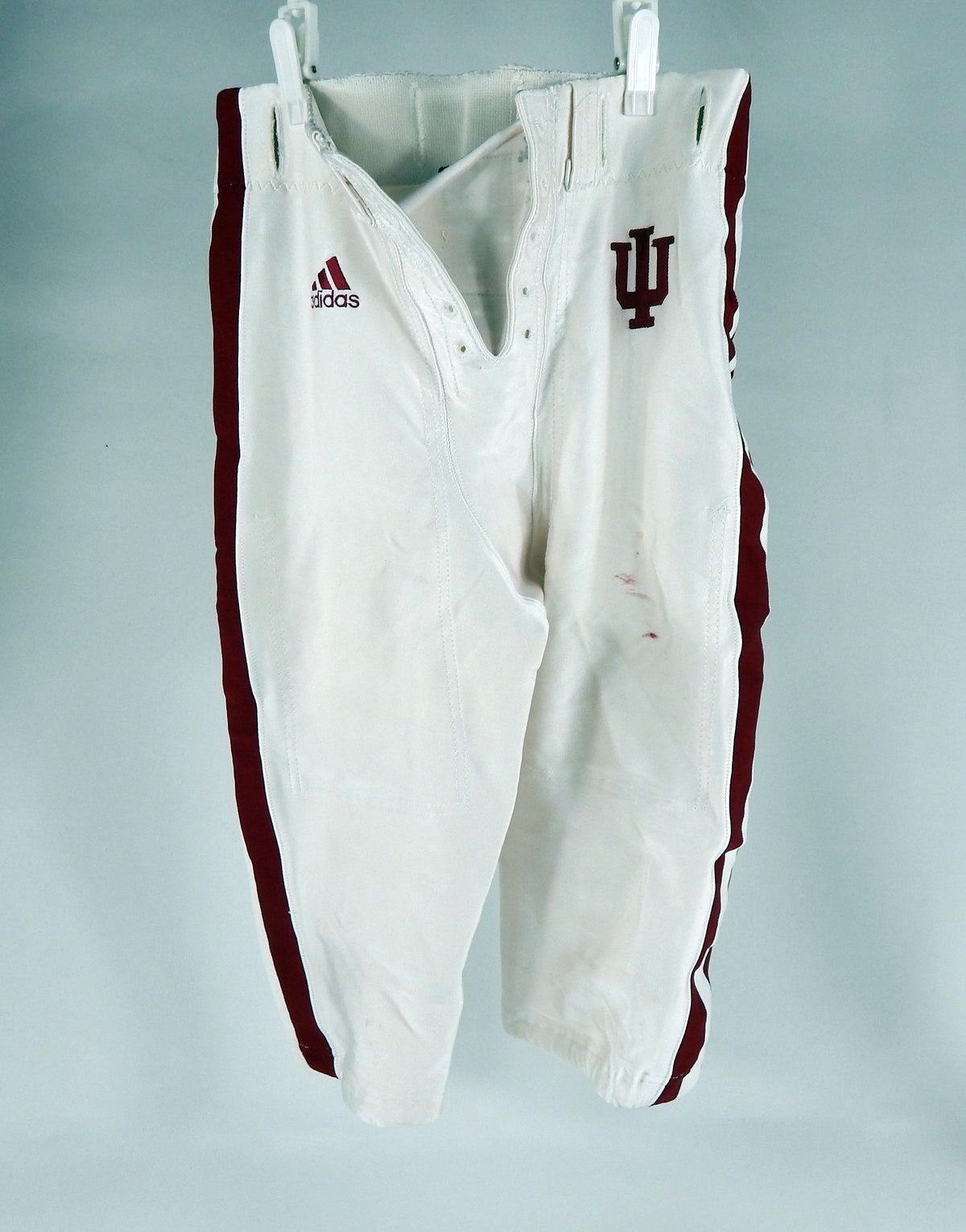 2004 Indiana Hoosiers #30 Game Used White Pants 40 DP67511
