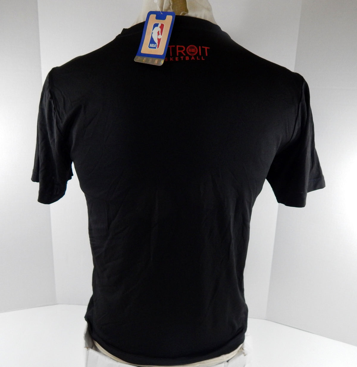 Mens Detroit Pistons Authentic Black Shirt Grind Majestic NWT M  49S Pic2