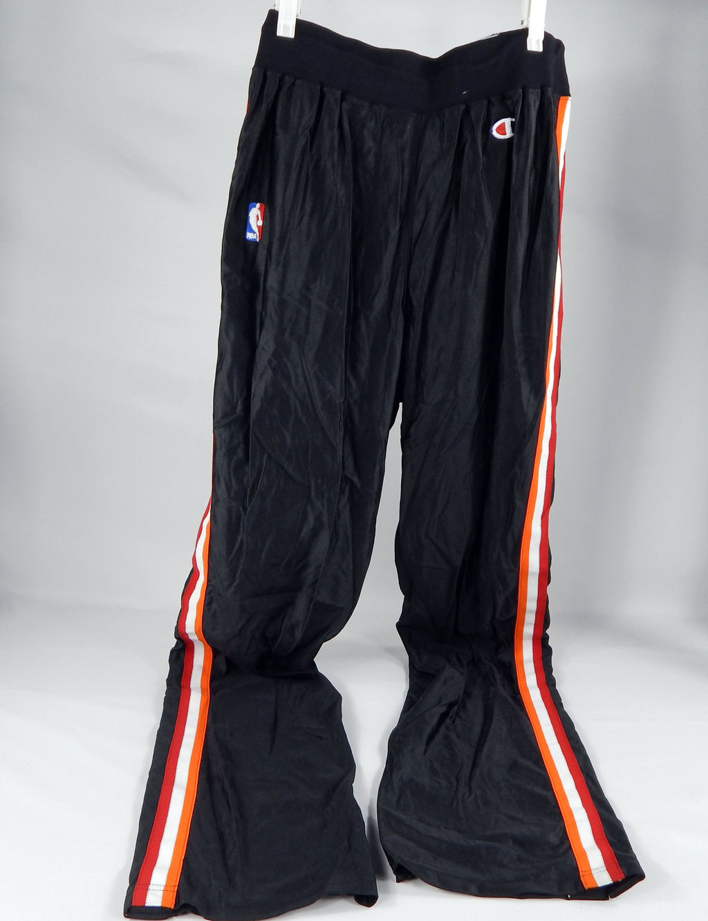 1991-92 Miami Heat Game Issued Black Warm Up Pants 34 883
