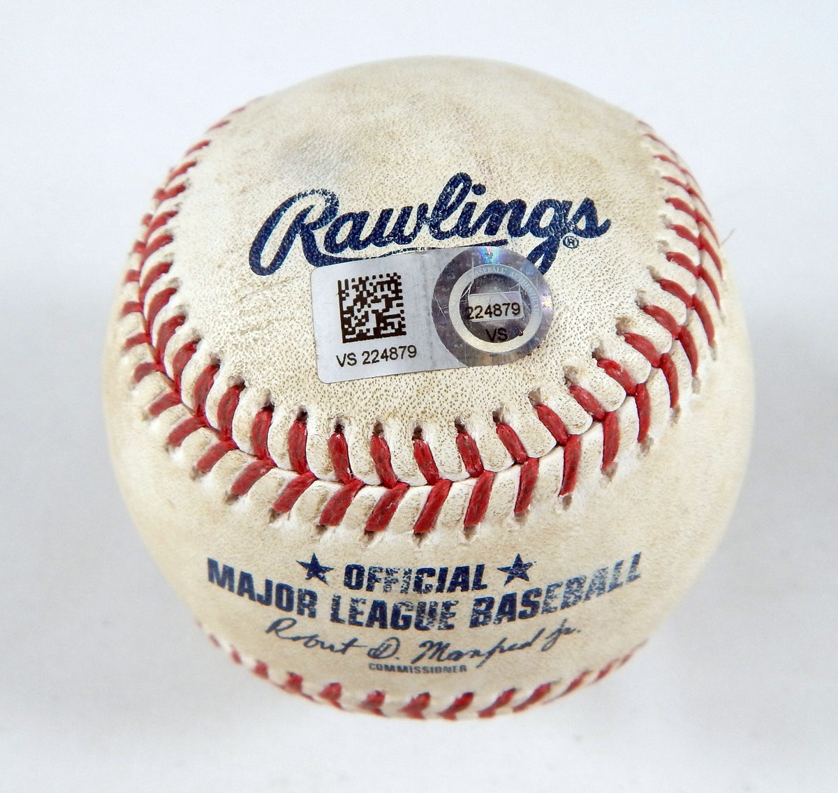 2023 Chicago Cubs Nationals Game Used Baseball Harvey Nico Hoerner RBI Single 2 Pic2