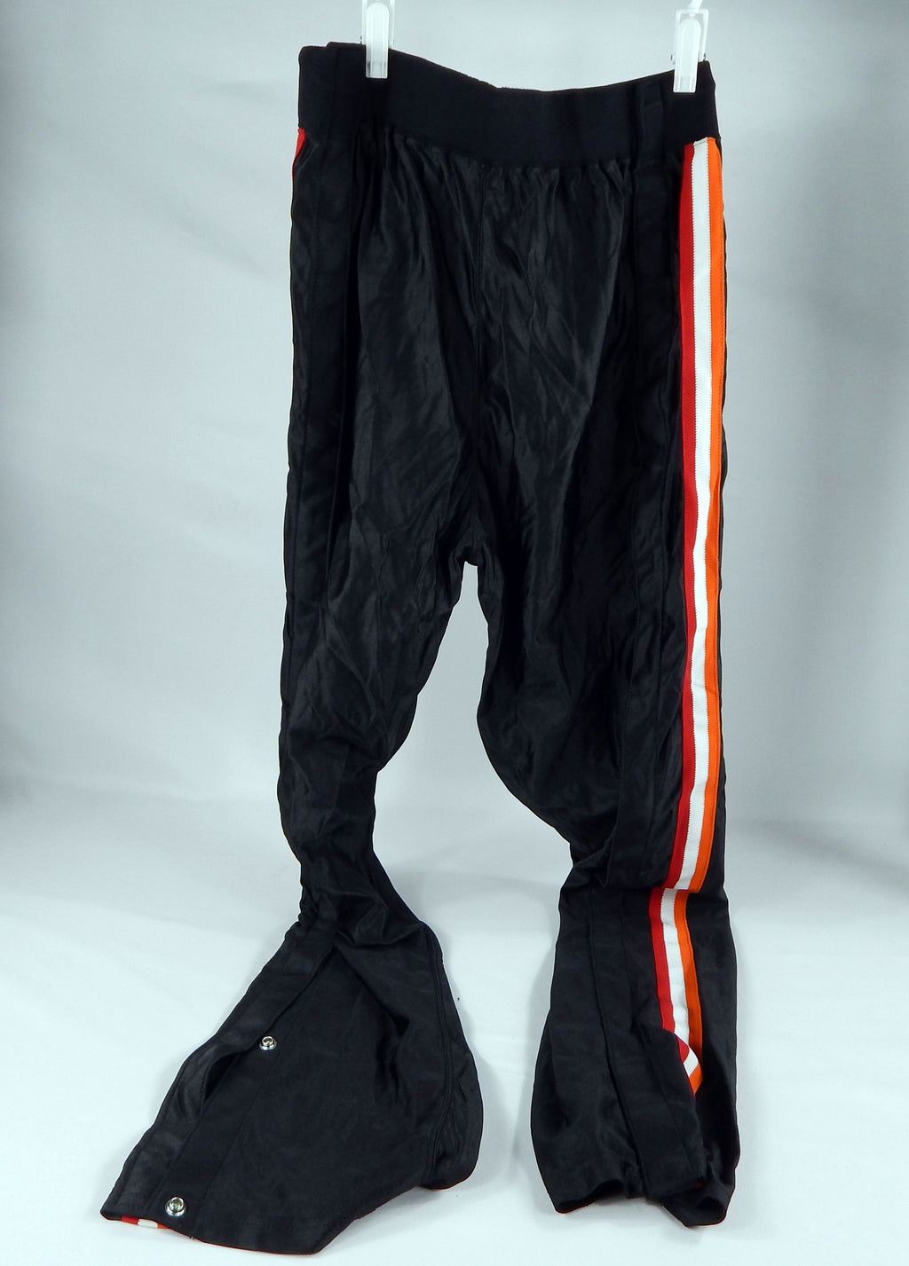 1991-92 Miami Heat Game Issued Black Warm Up Pants 34 883 Pic2