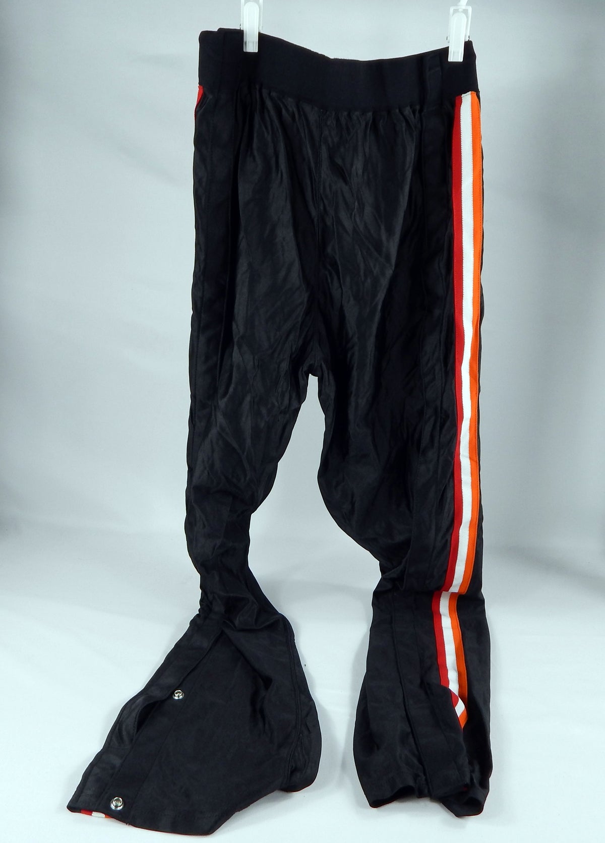 1991-92 Miami Heat Game Issued Black Warm Up Pants 34 883 Pic2