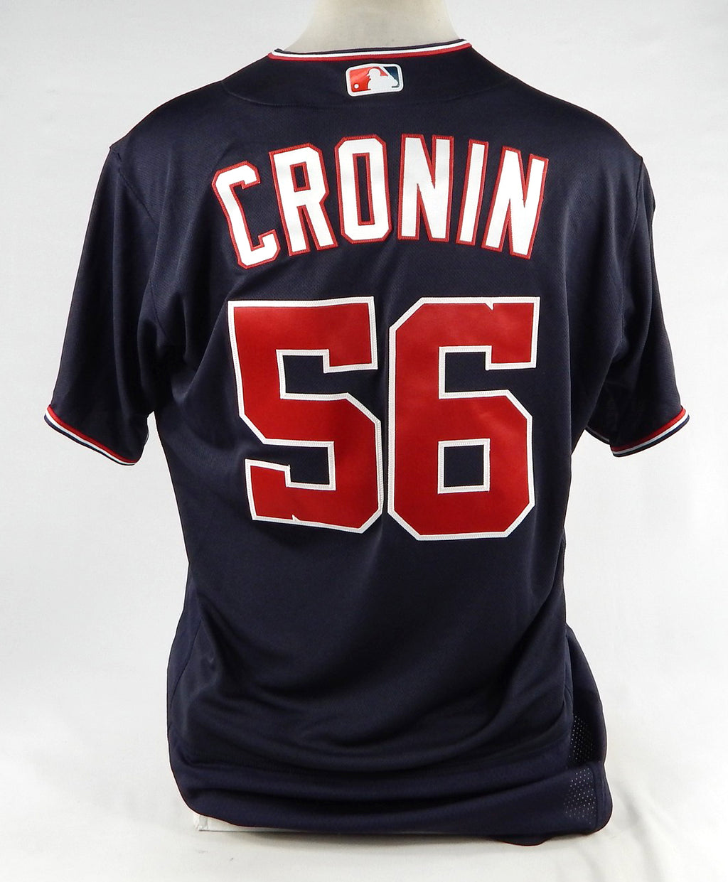 2023 Washington Nationals Matt Cronin #56 Game Issued Navy Jersey 46 256