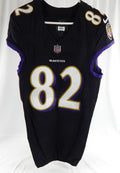 2025 Baltimore Ravens Dayton Wade #82 Game Issued Black Jersey 36 641