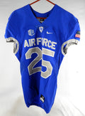 Air Force Falcons #25 Game Used Blue Jersey NP Rem M 924