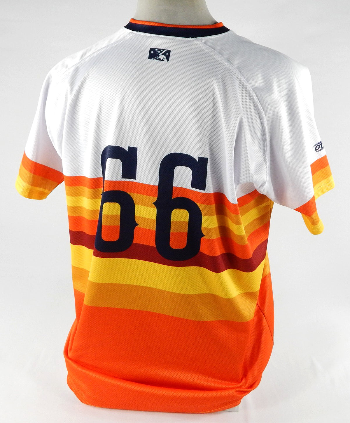 2019 Round Rock Express #66 Game Issued Pos Used White Jersey Astros Throwback 9 Pic2