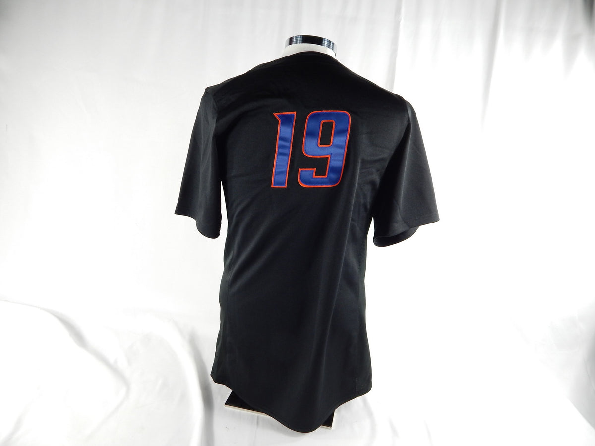 2016 Boise State Broncos #19 Game Used Black Jersey Softball M 113 Pic2