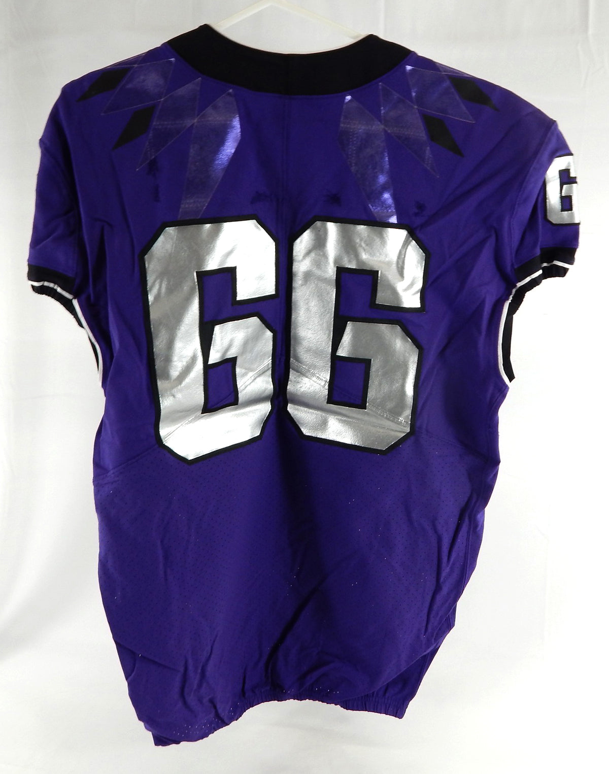 2019-24 Texas Christian TCU Frogs #66 Game Used Purple Jersey Football NP R 48 1 Pic2