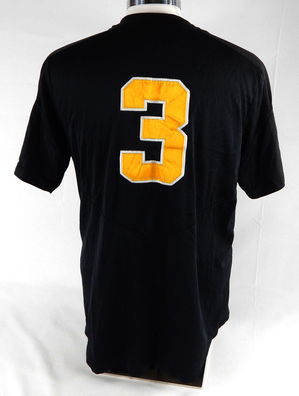 2019 Long Beach State Dirtbags #3 Game Used Black Jersey Baseball L 876 Pic2
