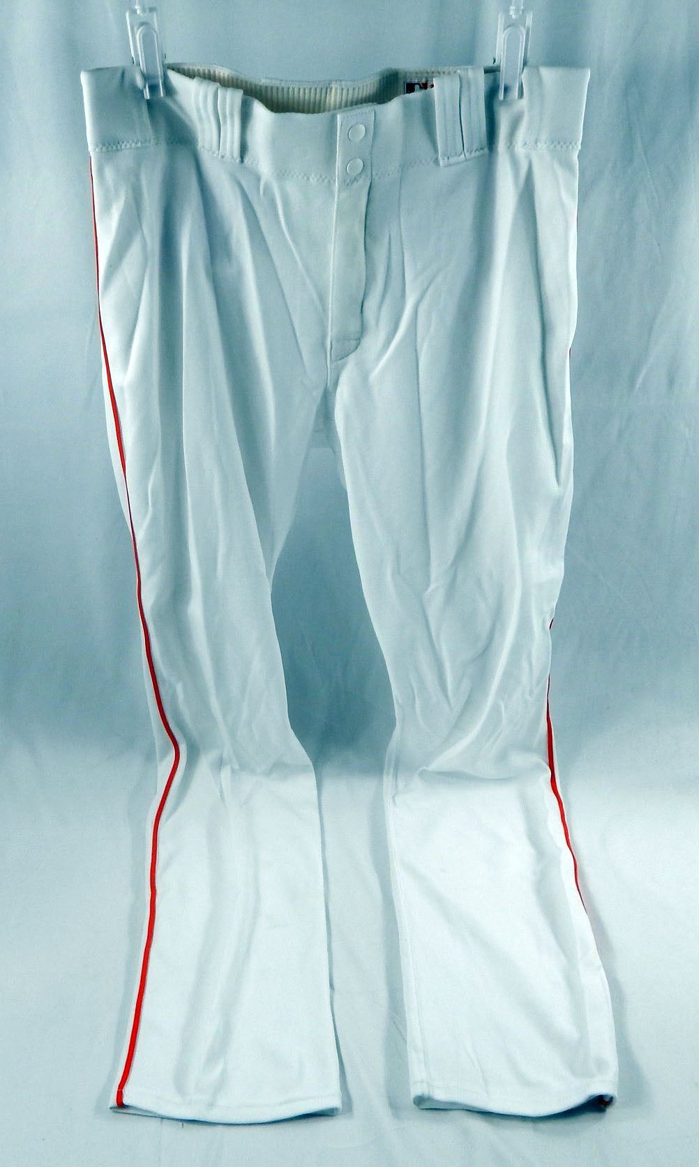 2015 Miami Marlins Dan Haren #15 Game Issued White Baseball Pants 35-42 DP113248
