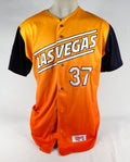 2022 Las Vegas Aviators Jack Cushing #37 Game Used Orange Jersey Sunrise 46 8
