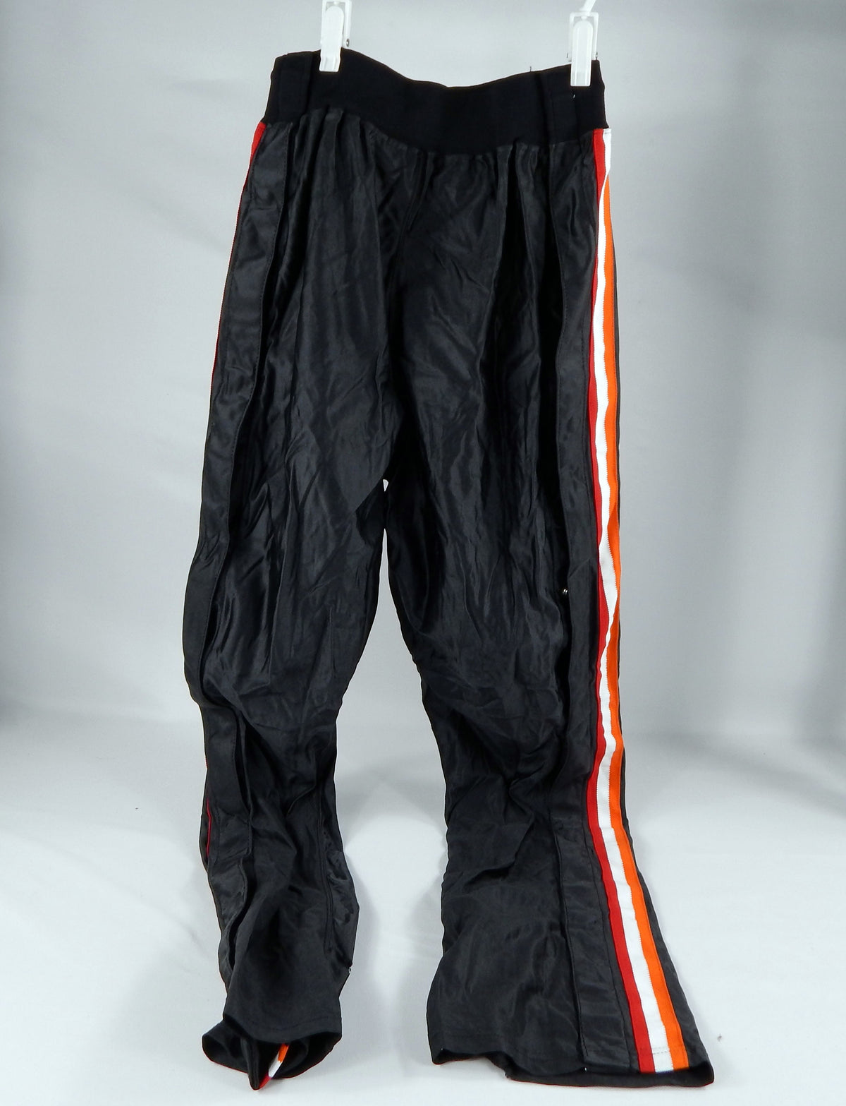 1992-93 Miami Heat Game Issued Black Warm Up Pants 34 886 Pic2