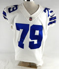 2019 Dallas Cowboys Justin Hamilton #79 Game Issued White Jersey 48 824