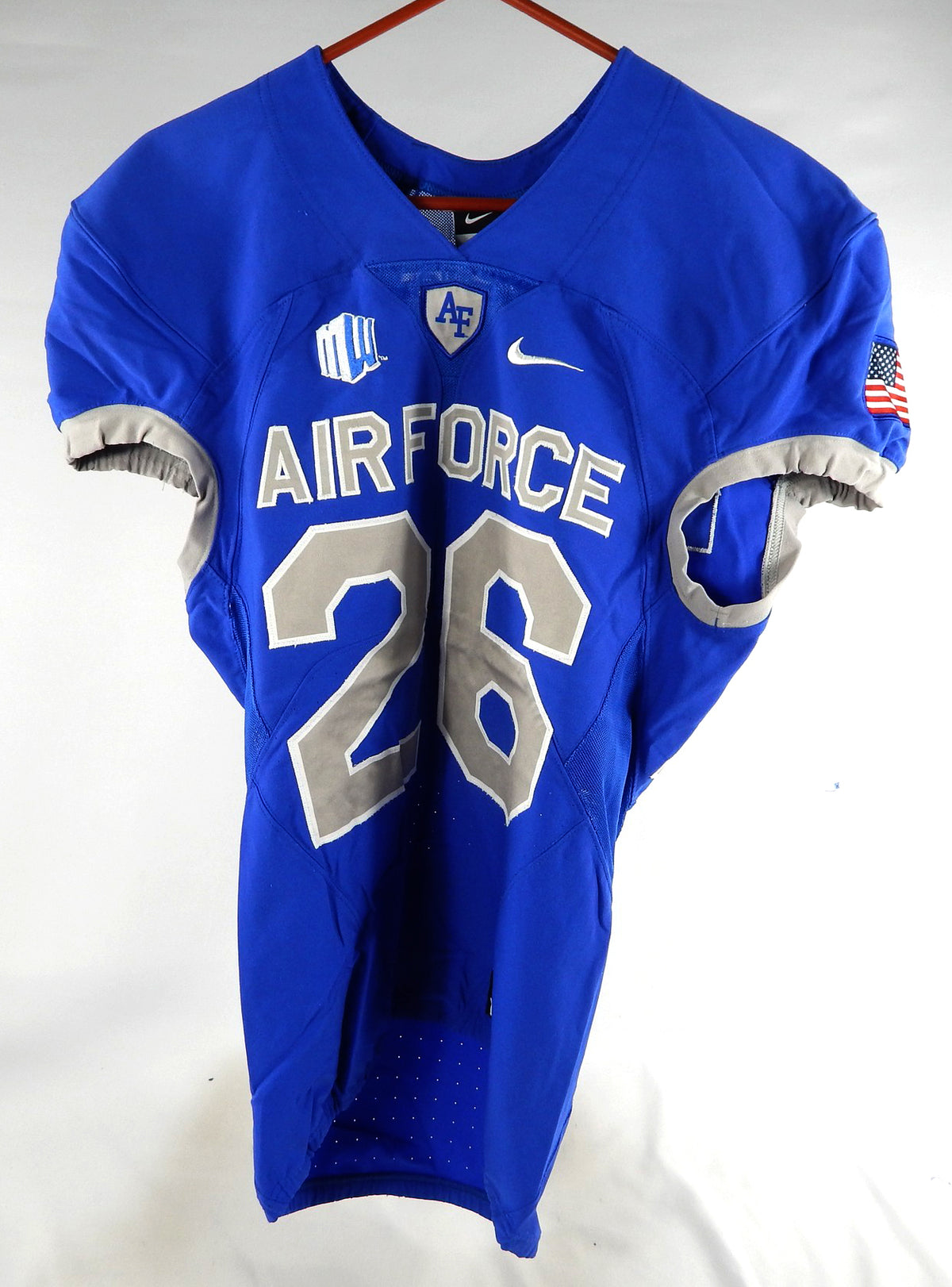 Air Force Falcons #26 Game Used Blue Jersey NP Rem M 925