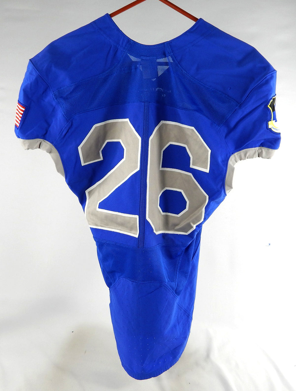 Air Force Falcons #26 Game Used Blue Jersey NP Rem M 925 Pic2