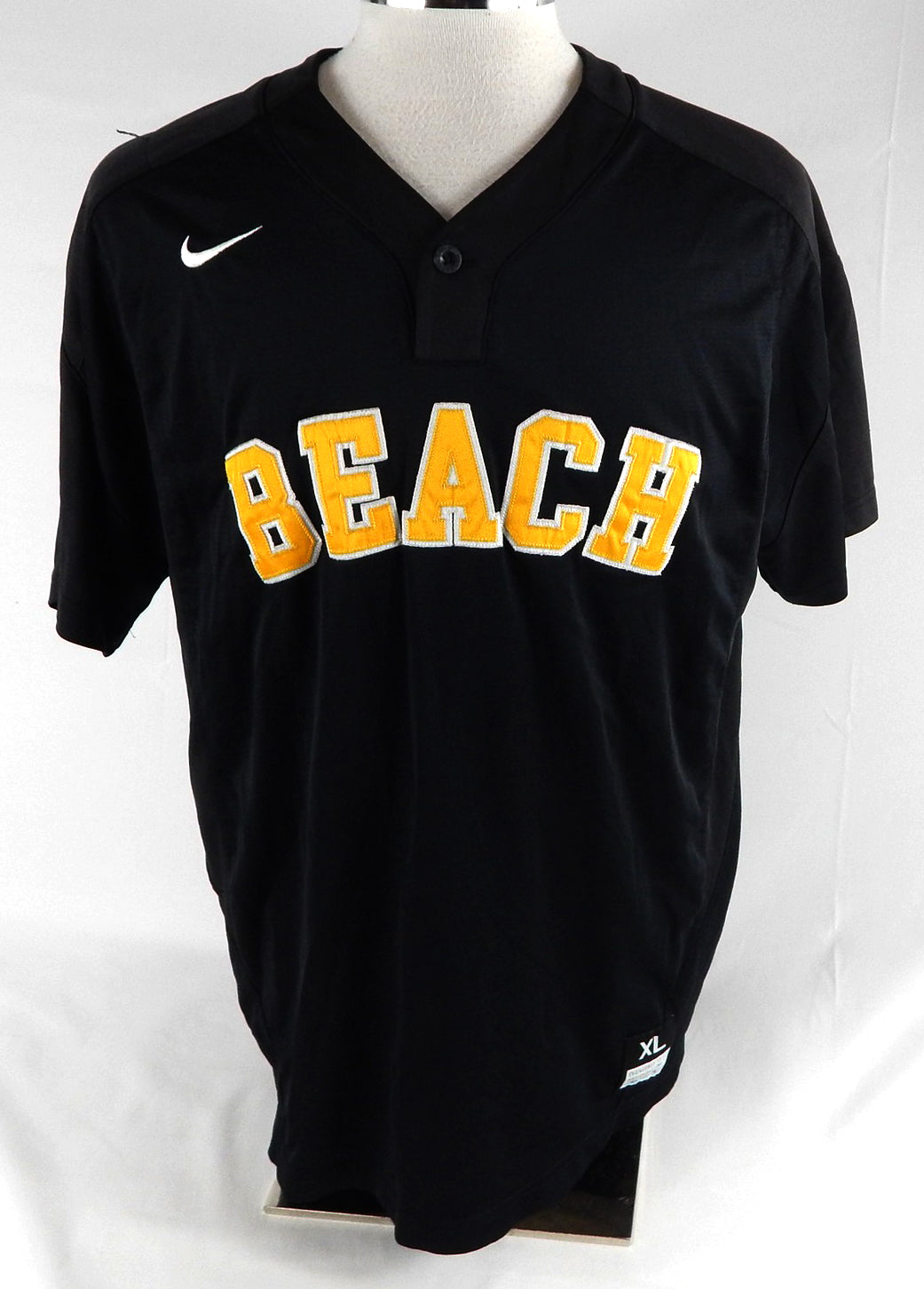 2019 Long Beach State Dirtbags #7 Game Used Black Jersey Baseball XL 877