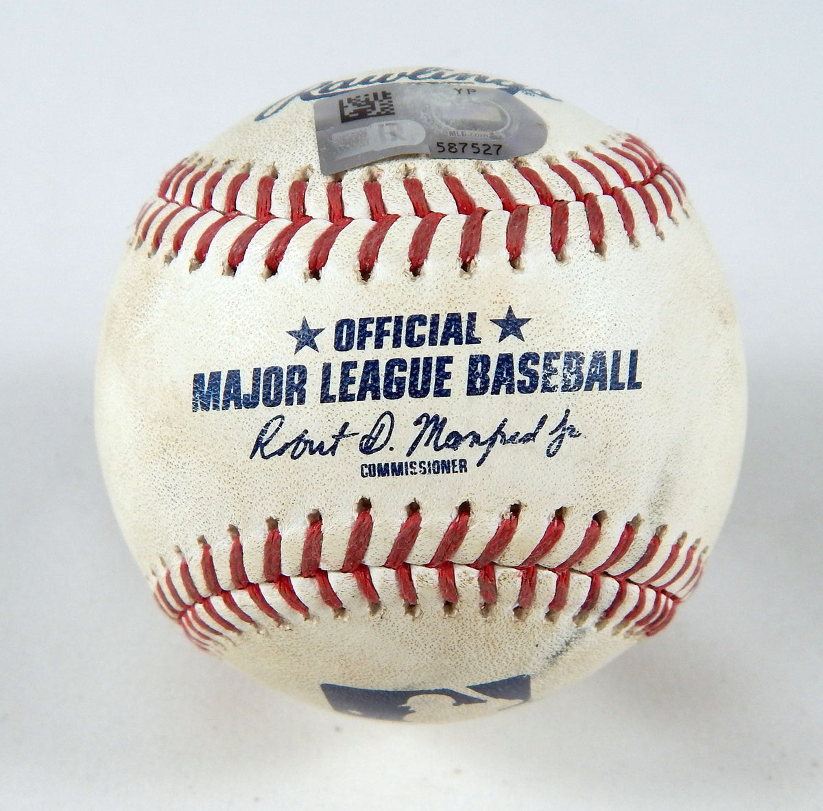 2023 Cincinnati Reds Nationals Game Used Baseball Jordan Weems TJ Friedl Foul 64