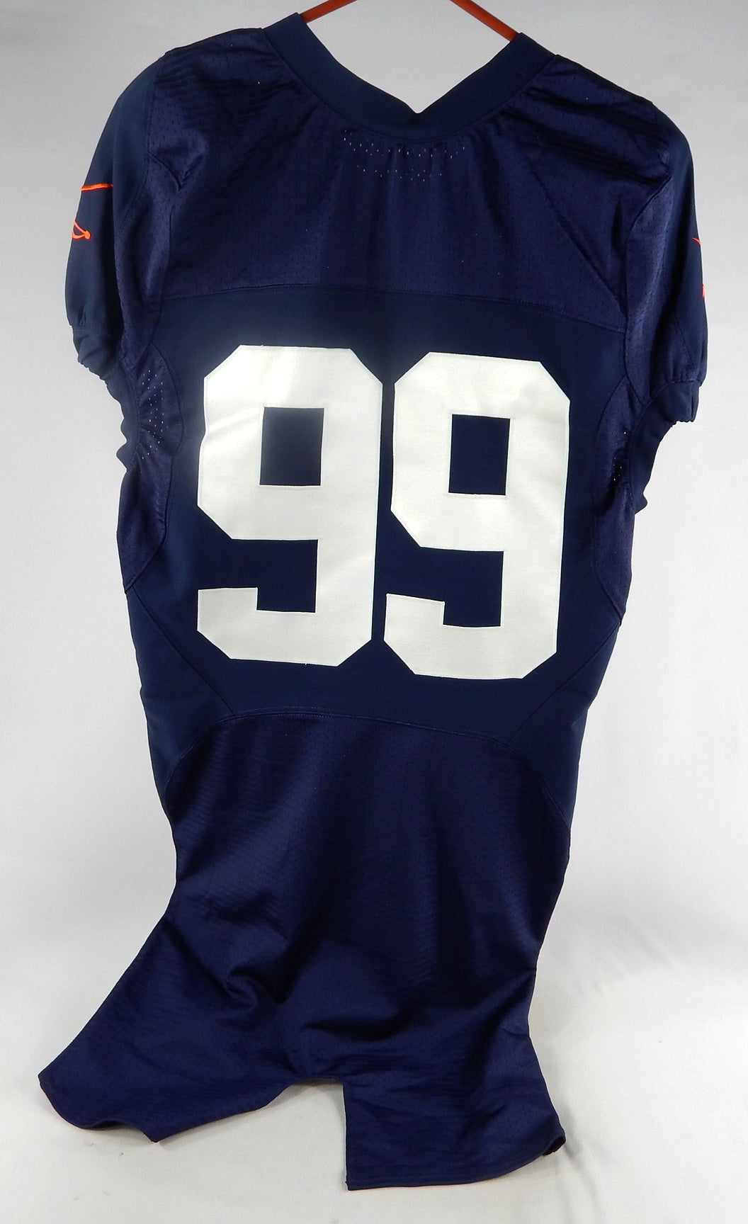 2007-09 Virginia Cavaliers #99 Game Issued Navy Jersey Name Plate Removed 42 035 Pic2