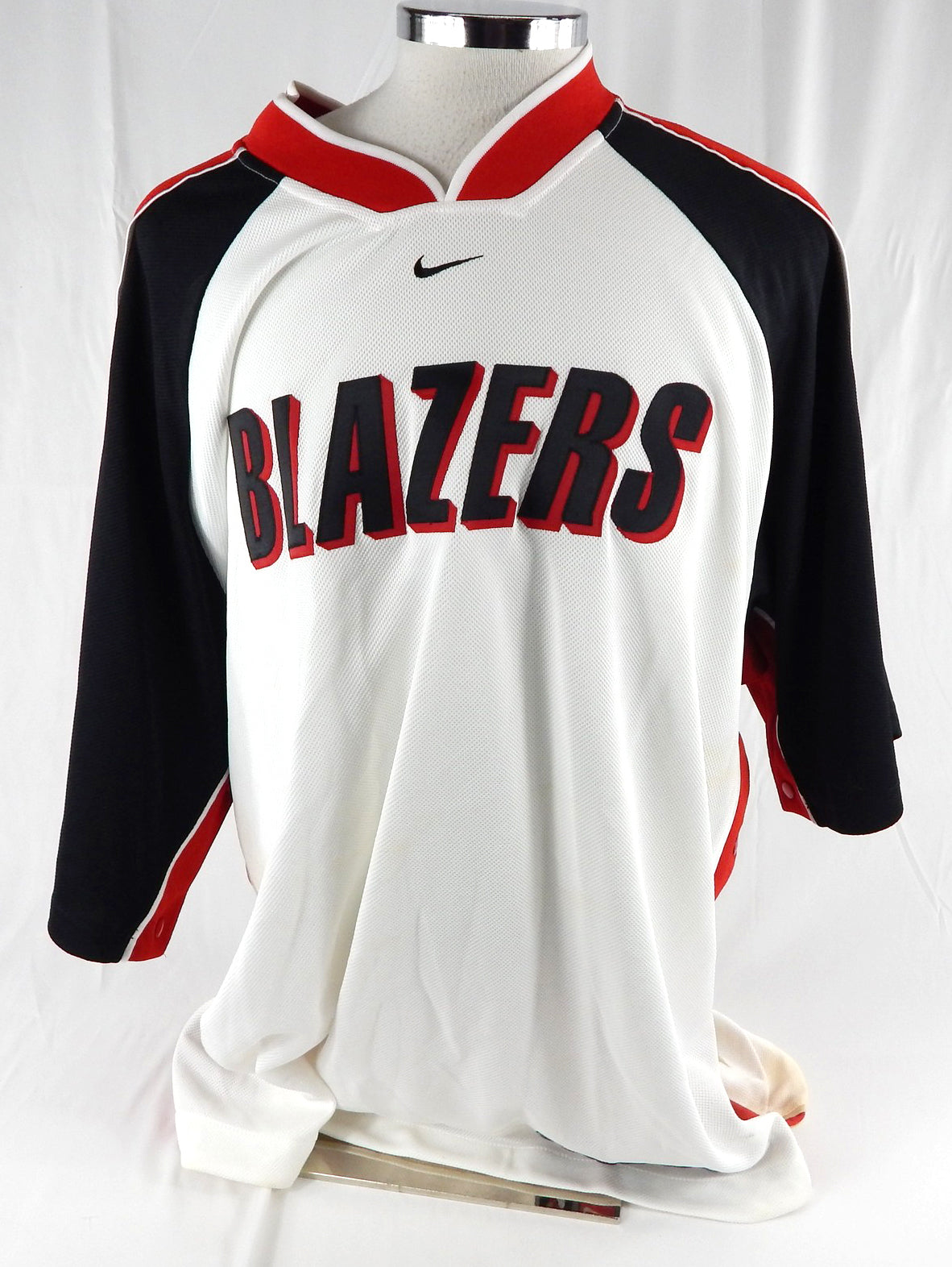 Portland Trail Blazers Game Issued White Shooting Shirt 3XL 414