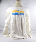 2010s New Orleans Hornets Team Issued White Long Sleeve Training Shirt 4XLT 971S