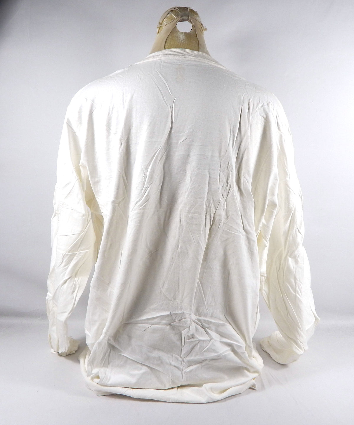 2010s New Orleans Hornets Team Issued White Long Sleeve Training Shirt 4XLT 971S Pic2